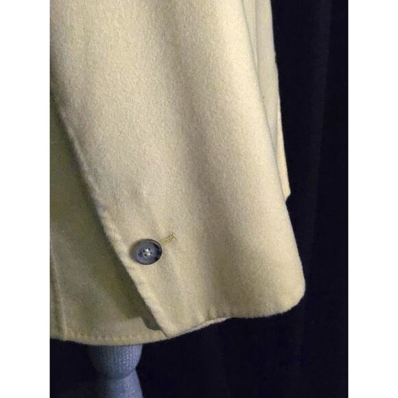 Vintage Giorgio's of Palm Beach Cashmere & Silk Blazer, Yellow, Size 40, US 4 - Picture 5 of 10